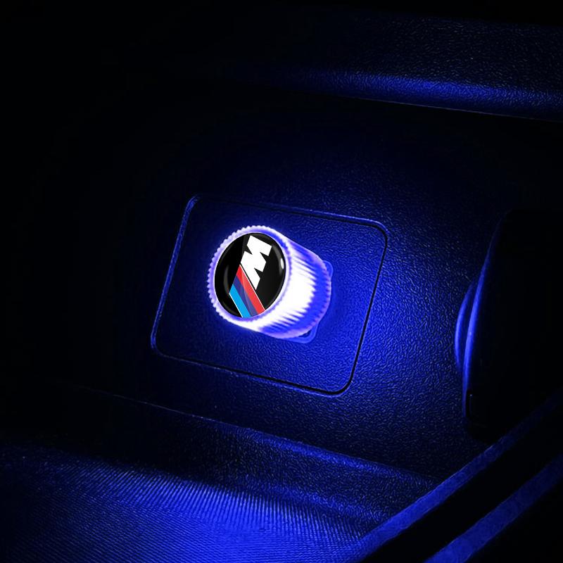 USB Car LED Light Auto Interior Atmosphere Light Car Emblem for Bmw M M3 M4 M5 M6 F20 F30 G20 F31 F11 X3 F25 X4 I3 1 3 5 Series