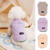 Clothes Thickened 2-leg Design with Traction Rope Buckle Stylish Warm Dog Vest Coat