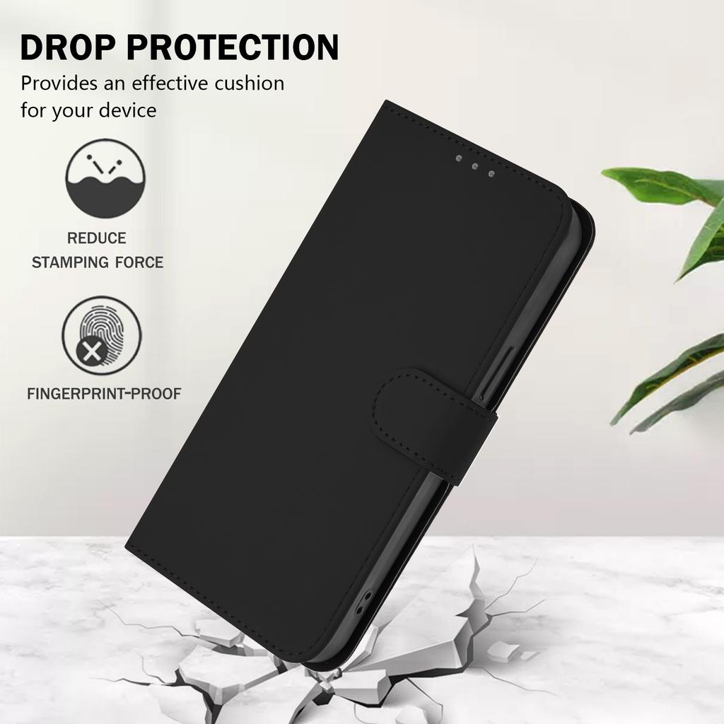 For Xiaomi Poco F7 Pro 5G/Xiaomi Redmi K80 5G/Xiaomi Redmi K80 Pro 5G/Xiaomi Poco F7 Ultra 5G Case Solid Color Wallet Leather Phone Cover with Strap