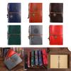 Vintage Notebook PU Leather Journal Travel Journal Diary with 150 Blank Page and Pendant Refillable Loose Leaf Notebook