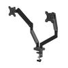 Monitor Dual 2 Gas Pressure Inch Monitor for 2 Monitors Arm, Monitor, Screens, Type, 13-32 Compatible, Black,
