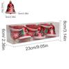 Christmas Plastic Bell Hanging Ornament Christmas Tree Bell Pendent