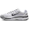 P 6000 White Metallic Silver Black Sneakers