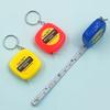 Mini 1M Tape Measure Clothes Measure Home Tailor's Measure with Keychain 1 Meter Small Steel Ruler Pull Ruler Measuring Meter Ruler