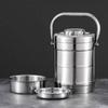Stainless Steel Thermos Food Container 3 Layer Thermal Pot Portable Insulated Lunch Box  Picnic