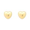 ESTELLE [Official] Women's 10K Yellow Gold Heart Motif Earrings 0202-3252-0019-0000