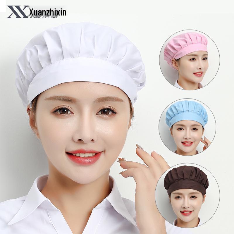 Xuan's Cotton Chef Hat: Unisex Dust & Food Cap for Workshop Hygiene