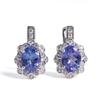 Natural Tanzanite 925 Silver Earrings Precious Real Gems Fine Jewelry Women Girls Birthday & Party Gifts
