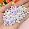 For DIY Jewelry Making Accessories Acrylic Round Handmade Material Loose Beads 5.9mm