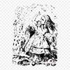 Alice Alices Adventures In Wonderland The Tenniel Illu Iron On Heat Transfer Printing Vinyl Patches Sticker for Clothes DIY Appliques Washable Patches