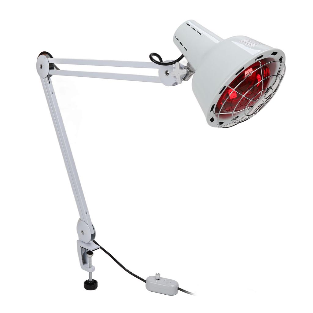 275W Infrared Lamp Clip Rotation Head Adjustable Relieve Joint Muscle Relax Red Light Lamp