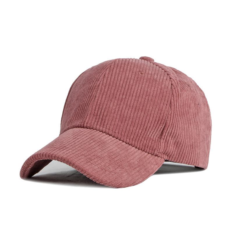 Warm Hat Women Autumn Winter Corduroy Baseball Cap Solid Color Outdoor Sports Cap Snapback Hat Ponytail Panama Cap Visor Hats
