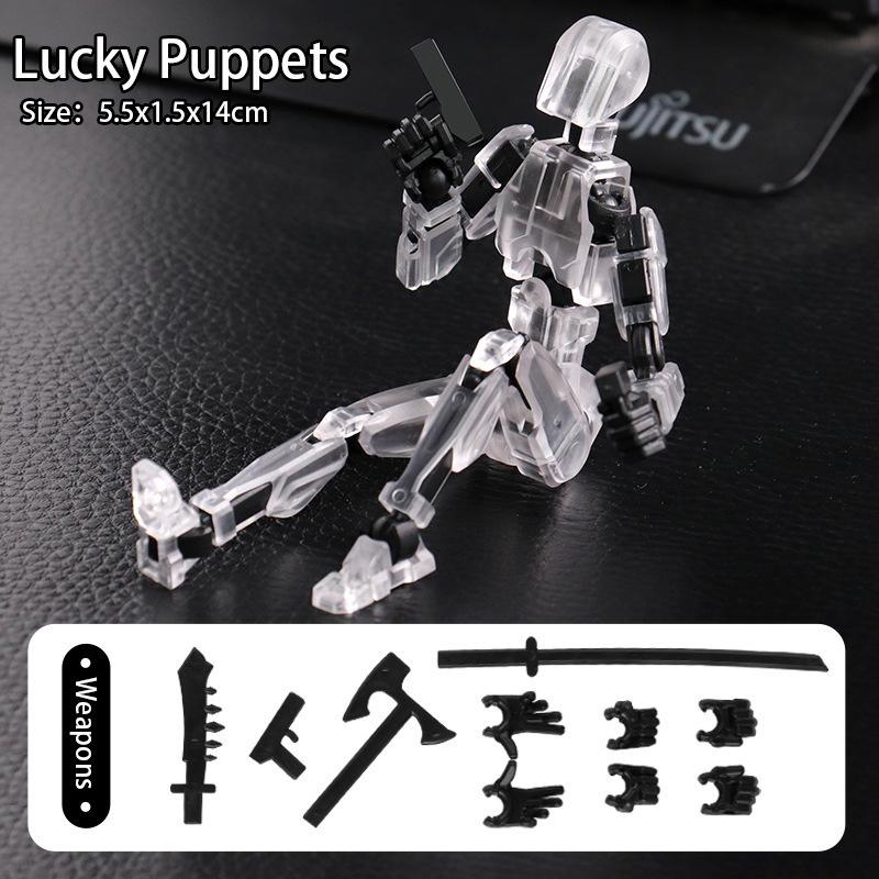 Action Figure Set, Giant Sword Robot Action Figure 3D Printed Robo 13 Action Fidget Toys Figure Articulated, Collectors Desktop