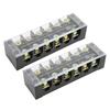 Terminal Strip Block Large Current Easy Wiring Ground Circuit Terminal Block 600V 60A 6 Positions