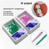 1 Pack or 2 Packs Disposable Dental Adaptive Silicone Interdental Wedge Medical Silicone Materials Dental Matrice Matrix Wedges