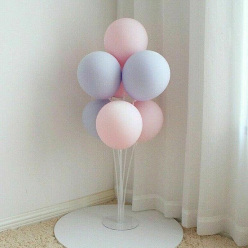 7 In 1 Plastic Balloon Accessories Base Table Aupport Stand Cup Stick Holder New