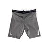 Striped Logo Print Casual Straight Leg Shorts Men Bottoms Black DA1429-011