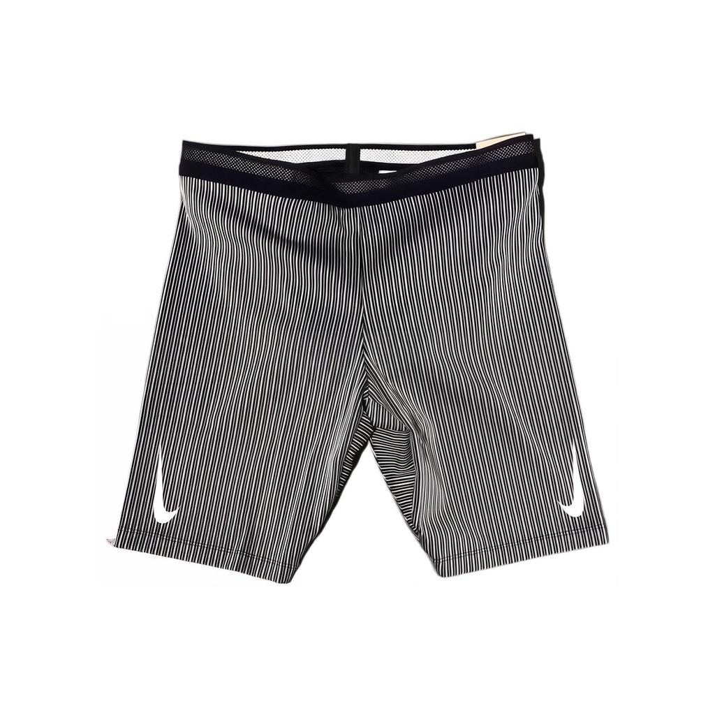 Nike Striped Logo Print Casual Straight Leg Shorts Men Bottoms Black DA1429-011