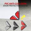 Car Door Corner Bumper Sticker Carbon Fibre Universal Door Protector Soft Plastic Door Strips