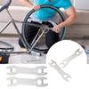 Stainless Steel Bike Hub Wrench 13/14/15/16/17/18/19/20MM Cycling Road Mountain Bicycle Hub Cone Adjuster Wrench Bicycle Repair Tools