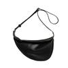 PU Zipper Bags for Women New Hot Sale Casual Fashion Shoulder Bag Solid Saddle Crossbody Bags Shoulder Bags Bandolier