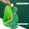 Cute Frog Standing Potty Training Urinal for Boys Toilet with Funny Aiming Target Bathroom Pee Trainer Toilet