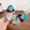 Printing Butterfly Hair Clip Elf Large Shark Clip Fashion Butterfly Hair Claw  Girl