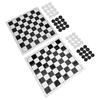 2Set International Checkers Set with Plastic Film Checkerboard Travel Board Games Set