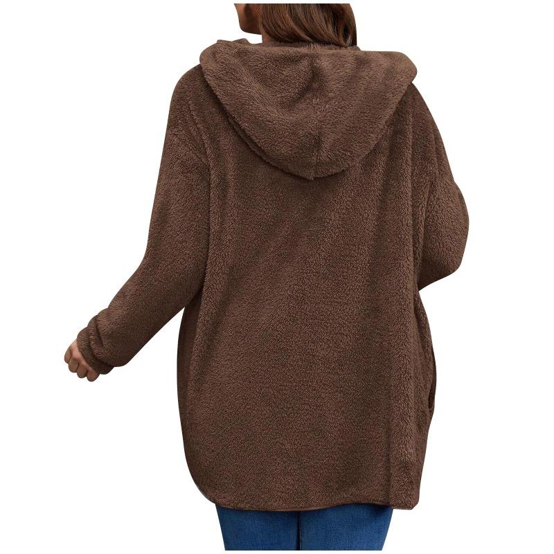 Winter Cardigan Plus Size Women's Loose Casual Jacket Women's Top Jackets & Coats Women’s