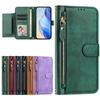 Flip Case for Oneplus 1+ Nord 2T CE 2 3 4 Lite 5G Leather Wallet Cover Card Slot Bag Zipper Casing