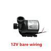 Water Pump 12v High Pressure Ultra Quiet Solar DC 24V Lift 5M 800L/H Brushless Motor Submersible Water Pumps Quick Break