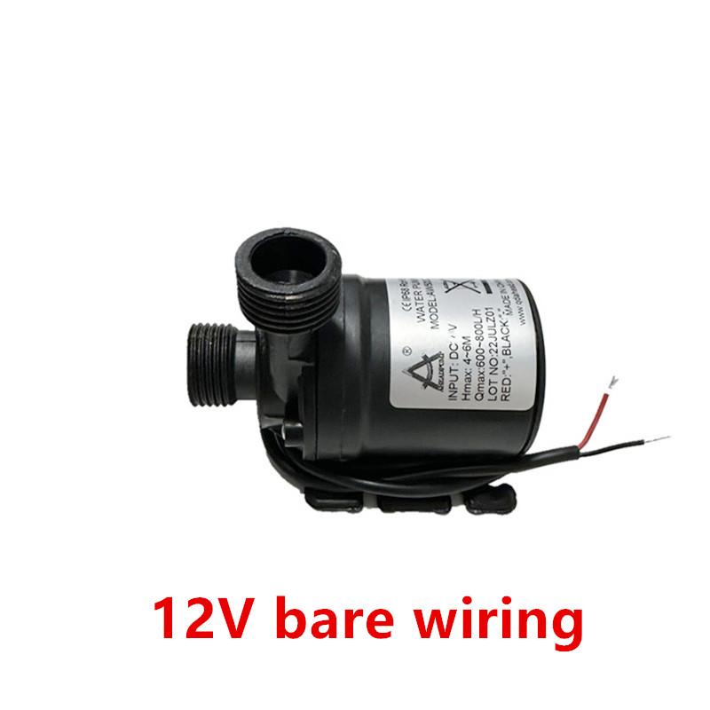 Water Pump 12v High Pressure Ultra Quiet Solar DC 24V Lift 5M 800L/H Brushless Motor Submersible Water Pumps Quick Break