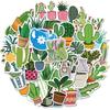 45 Green Fresh Plant Graffiti Stickers Suitcase Laptop Guitar Waterproof Stickers