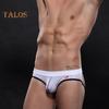 Men Briefs Low-rise U-Convex Patchwork Color Thong Breathable Mesh Hip Lifting Fine Stitching Underwear