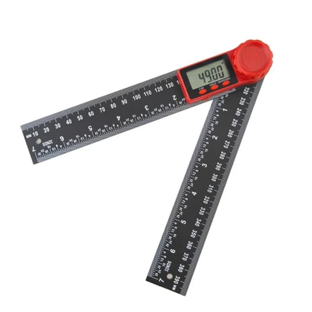 Inch Metric Scale Digital Angle Ruler Inclinometer Angle Finder  Wood Measuring Tool