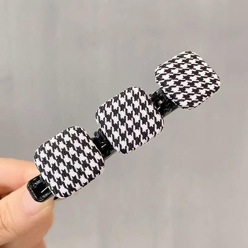 Double Layer Hair Braiding Hairpin Broken Hair Clip Women Girl Bangs Hairpin Korean Fixed Hair Clip Lazy Hair Style Accessories