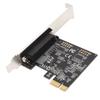 1 Port PCI Express Parallel Card IEEE 1284 DB25 PCIE Parallel Card ECP Mode Desktop Expansion LPT Controller for Printer