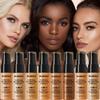 Face Foundation Cream Oil-Control Matte BBCream Waterproof Lasting Concealer Liquid Full Coverage Matte Base Professional Makeup