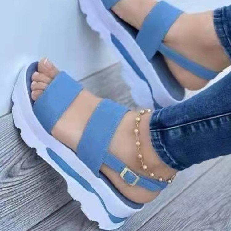 Fashion Women Sandals Lightweight Heels Sandals Summer Shoes For Women Wedge Sandal With Platform Sandalias Mujer Wedges Shoes Female