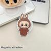 Cute Labubu Phone Grip Cartoon Magnetic Phone Holder Supports Smart Tok Kawaii Portable Folding Phone Holder Stand