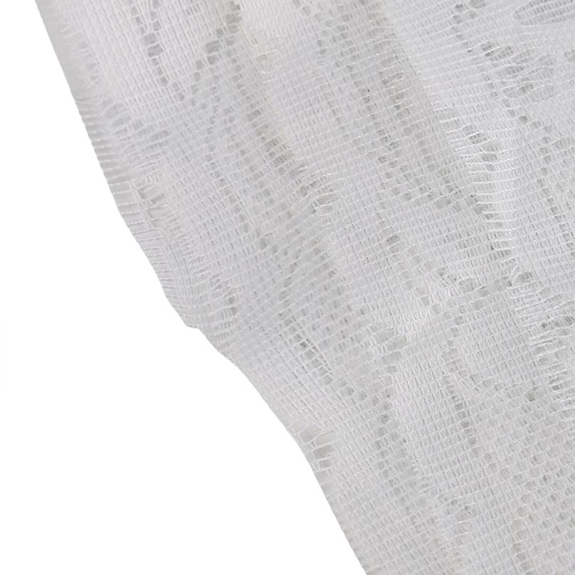 Europe and The United States Lace C-type Lace Kitchen Curtain White Small Door Curtain
