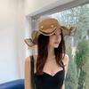 Straw Hat Women's Seaside Beach Hat Summer Temperament All-match Fashion Sun Hat Sunscreen Anti-ultraviolet Sun Hat