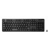 Elecom Wireless Keyboard Membrane Type Full Size Black TK-FDM106TBK