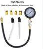 Automotive Tools and Meters Cylinder Compressed Gas Engine Pressure Test Kit 8-piece Engine Cylinder Compression Test Kit