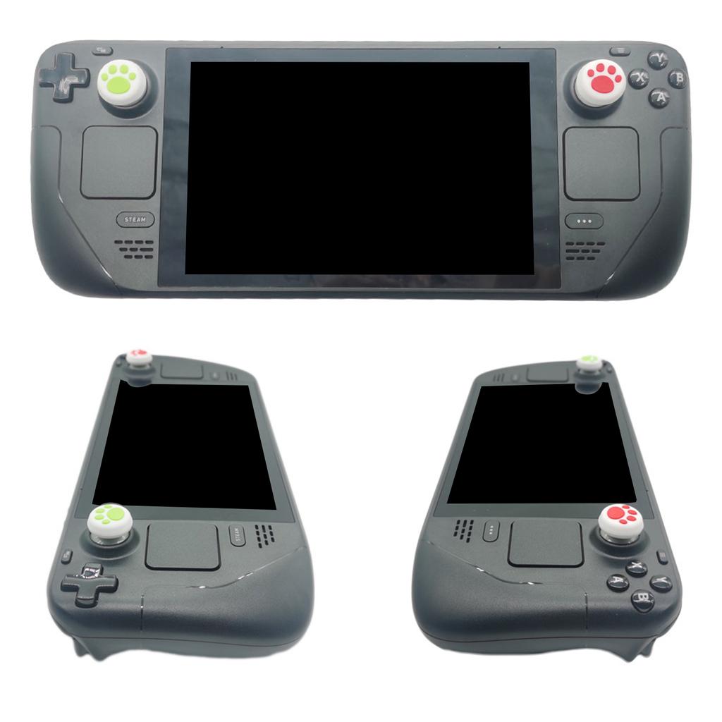 Cat-Claw Joystick Caps Soft Silicone Thumb Grips Caps for Steam Deck Kawaii-Button Cover Skin Decal Accessories 5 Pair