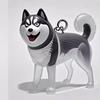 Cartoon Dog Shape Dog Hair Storage Box Hair Grooming Transparent Pet Hair Keychain Diy Handmade Acrylic Puppy Pendants Backpack