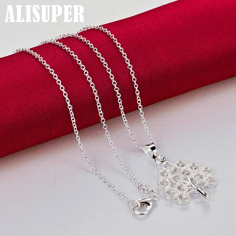 Ожерелье с подвеской в виде рождественской елки из стерлингового серебра 925 пробы, свадебные модные украшения