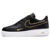 Air Force 1 07 LV8 Metallic Swoosh Pack - Black Men Sneakers Metallic-Gold White DA8481-001