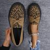 A New Style of Low-top Loafers and Large-sized Thick-soled Leather Shoes for Women