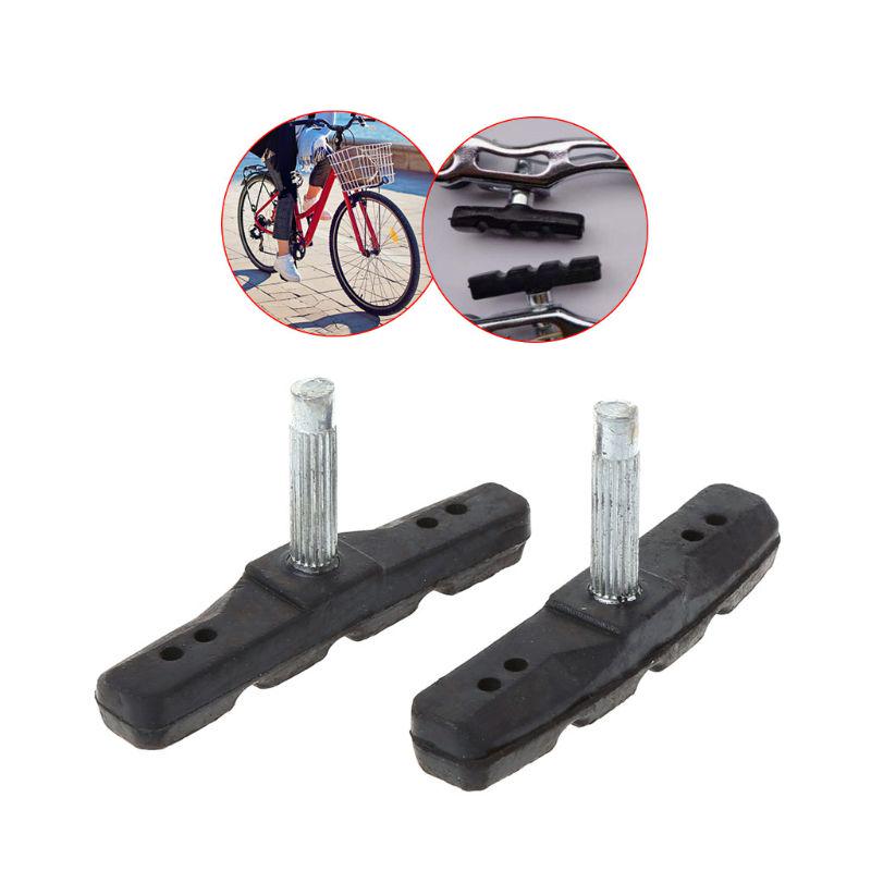 2pcs Brake Pads Silent Rubber V Brake System Bike Parts Bicycle Cycling Safety Blocks MTB Mountain Bike Accessories